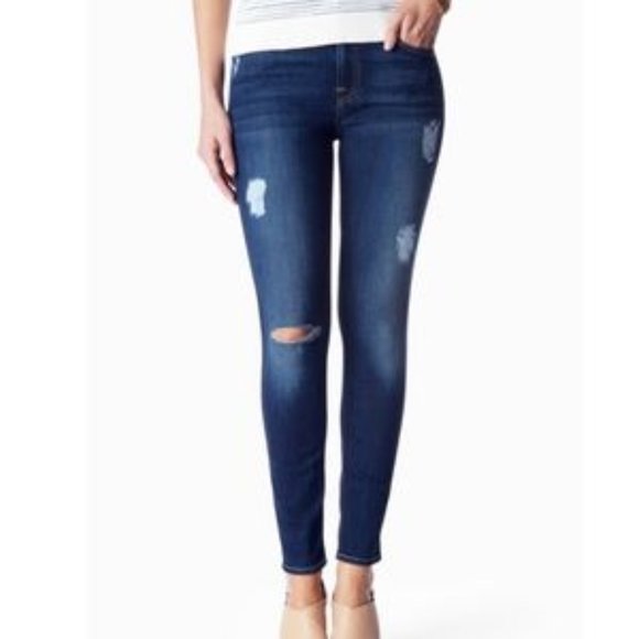 7 For All Mankind Denim - 7 for all Mankind High Rise Skinny Ankle Jeans @